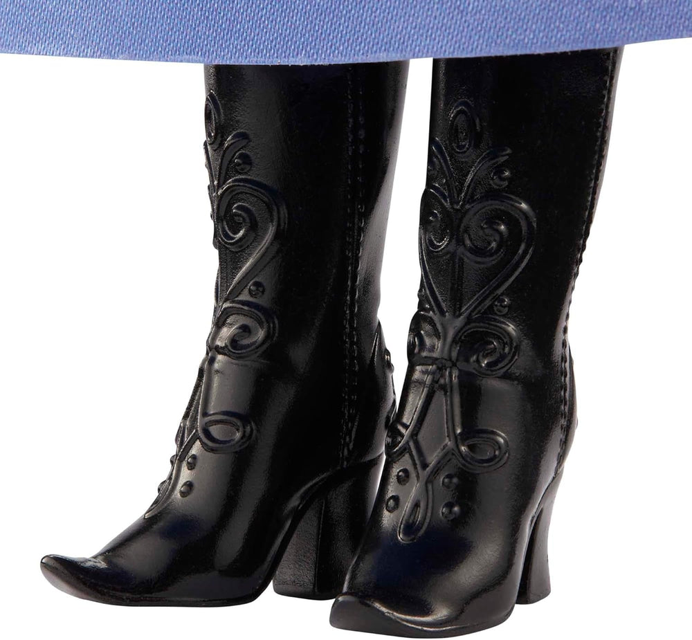 Mattel Disney Princess Anna-Puppe, Die Eiskönigin-Puppe, gekämmtes Haar, Mobile, im Reiseanzug, abnehmbarer Umhang, Disney-Geschenke, 3 Jahre altes Spielzeug, HLW49 Naty Shop Dolls