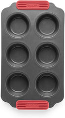 Lékué Muffin-Backform, Antihaftbeschichte, Metall, 6 Muldenformen und Backbleche Naty Shop