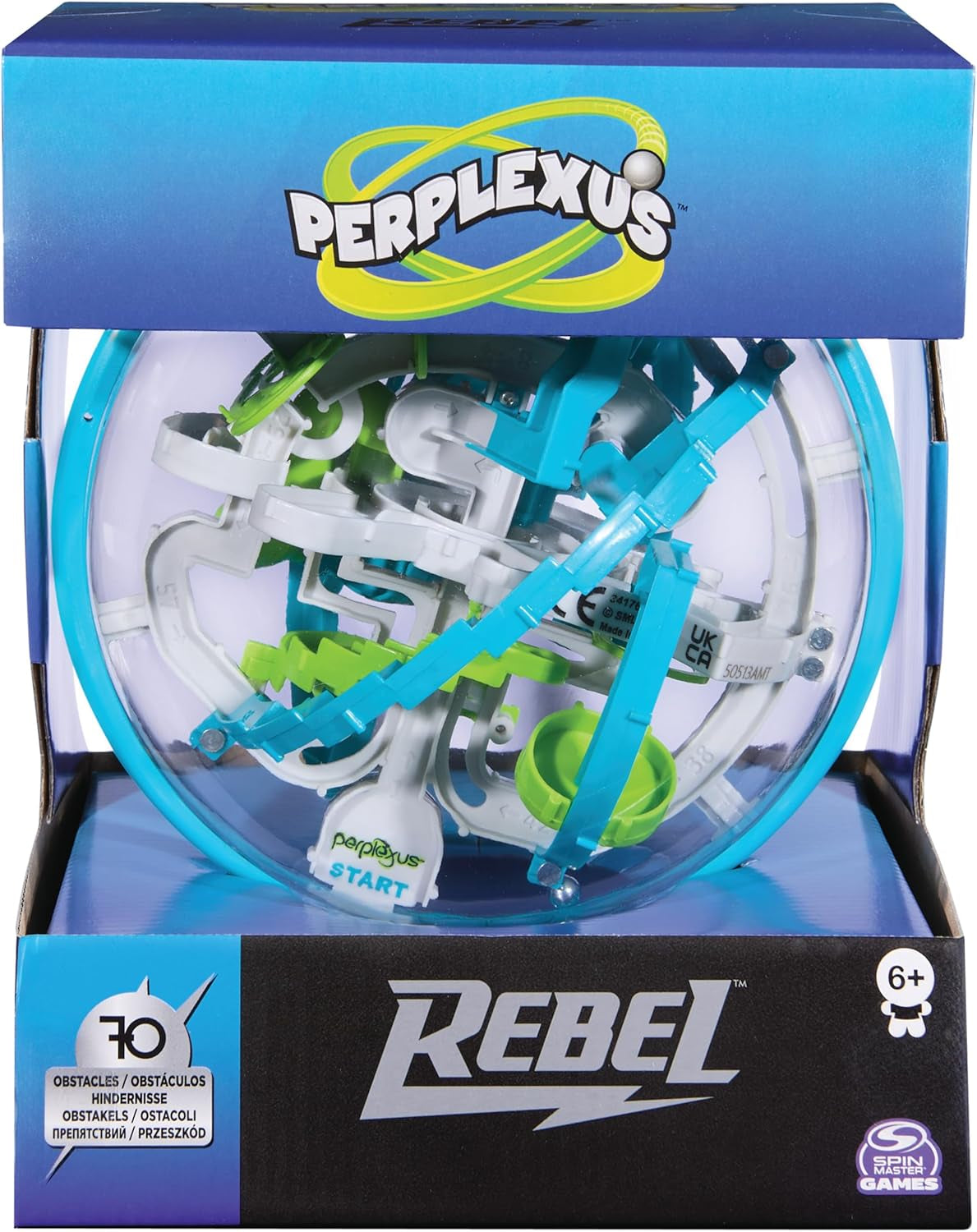 Spin Master Games Perplexus Rebel, 3D-Kugellabyrinth mit 70 Hindernissen – für praktische Perplexus-Fans ab 6 Jahren