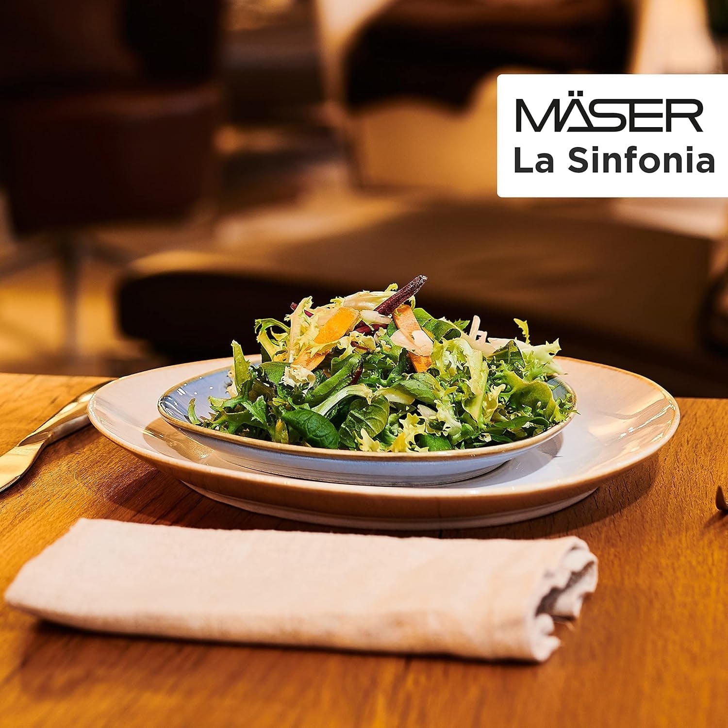 MÄSER 931991, La Sinfonia, Serviciu de masă modern pentru 4 persoane, 16 piese, design vintage Seturi vesela masa Naty Shop