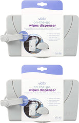 Ubbi On-the-Go-Feuchttücherhalter Geschenk für Babys, grau Baby-Feuchttücher Naty Shop