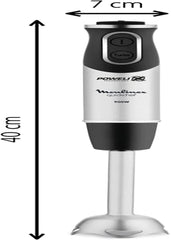 DD6558 DD655810 Quickchef 3-In-1 Tauchmixer, Powelix-Technologie, 3 Zubehörteile, Edelstahl, Stahl/Schwarz Kitchen Naty Shop