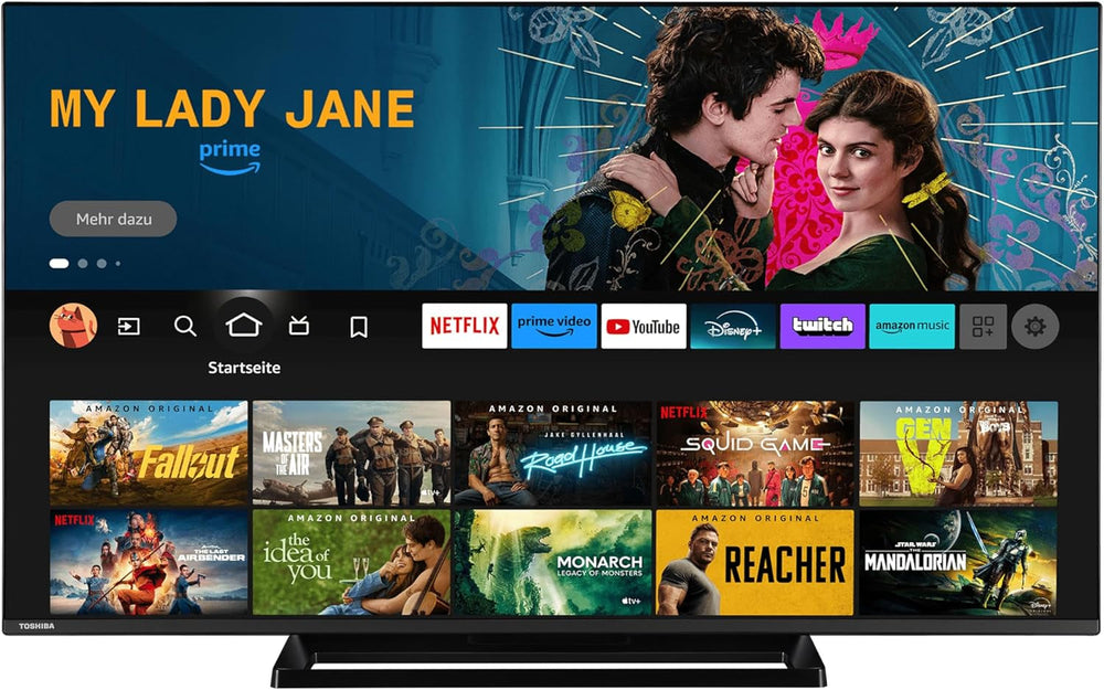 Televizor Toshiba Fire de 43 de inci (televizor inteligent 4K UHD, HDR Dolby Vision, tuner triplu, Alexa încorporată, sunet Onkyo) 43UF3F63DAZ