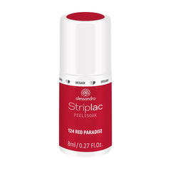 Alessandro Striplac Red Paradise UV-Nagellack – Zart und langlebig – Einfache Entfernung dank der Entfernungstechnologie – Vegan und tierversuchsfrei – 8 ml