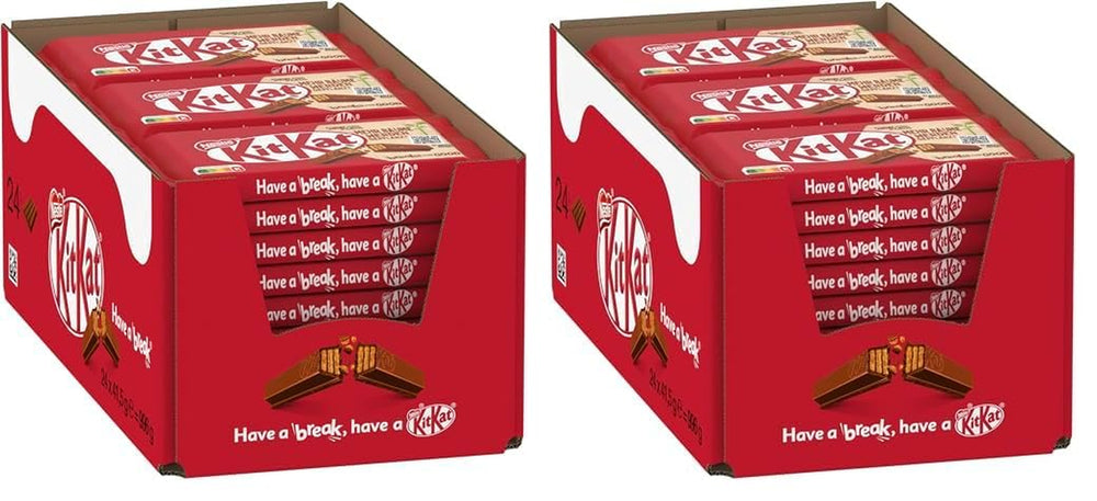 Nestlé Classic Schokoriegel, knusprige Waffelriegel aus Milchschokolade, 48er-Packung (24 x 41,5 g)