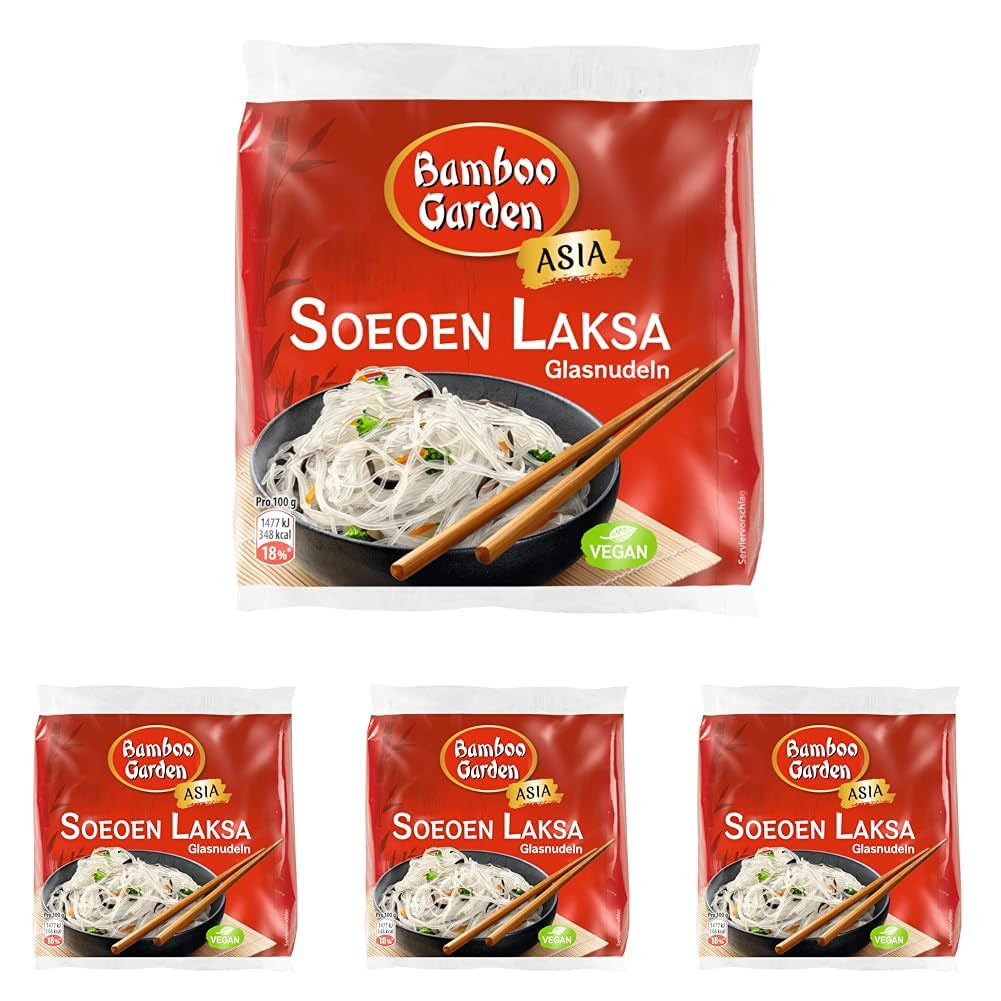 Bamboo Garden Soeoen Laksa Glasnudeln, 100g