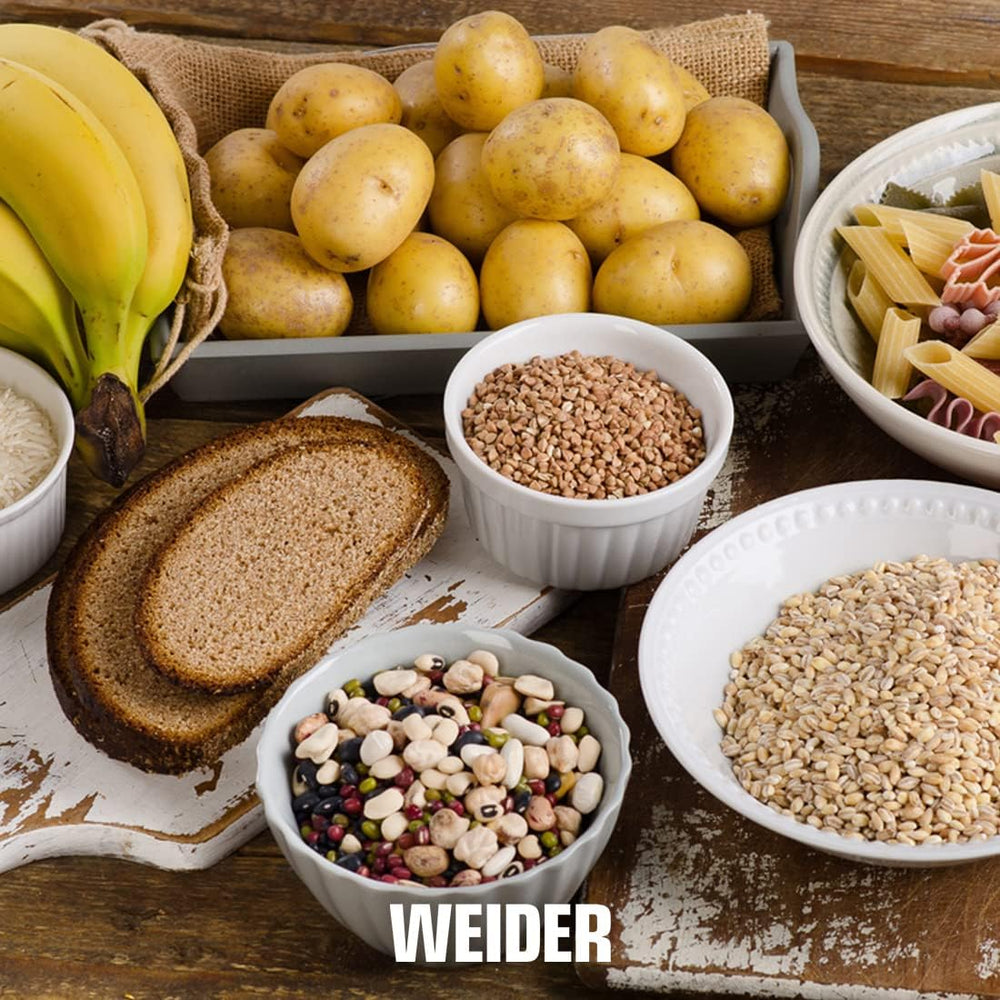 Weider Gourmet Haferflocken (1,9 kg) Brownie-Geschmack. Vollkorn-Haferflocken. Proteinquelle mit niedrigem Zuckergehalt.