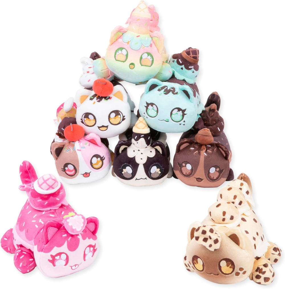 Aphmau - 15 Cm Mystery Meemeows Plush - Ice Cream Action figures Naty Shop