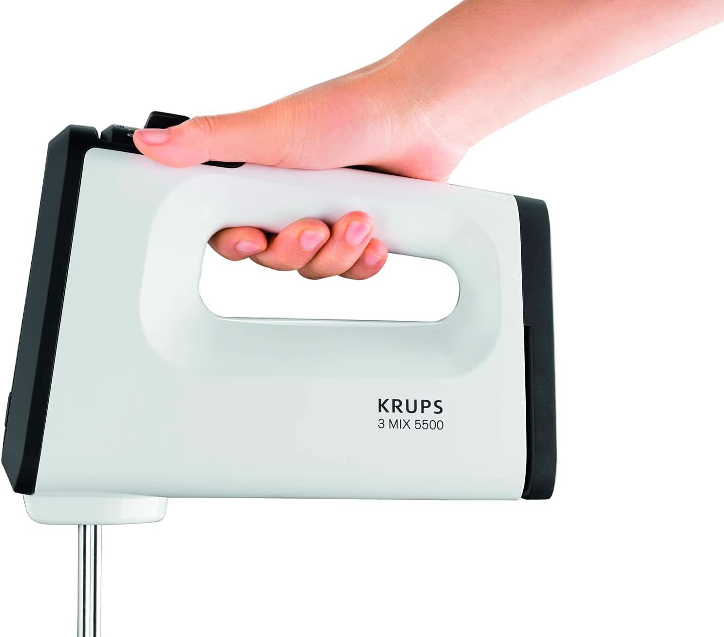 Handmixer Krups 3 Mix GN5021, 500 W, 5 Geschwindigkeiten, Turbo-Einstellung Naty Shop