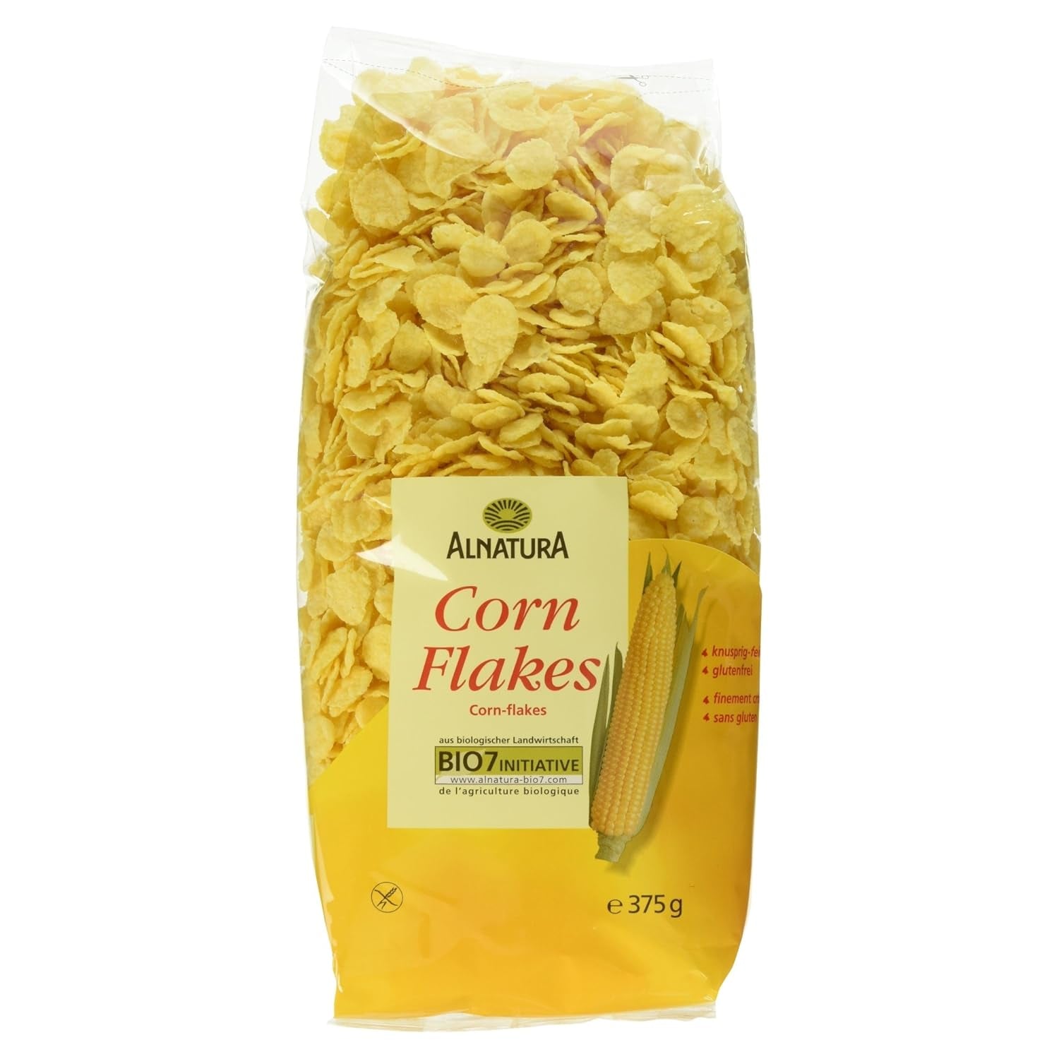 Bio-Cornflakes, glutenfrei, 375 g