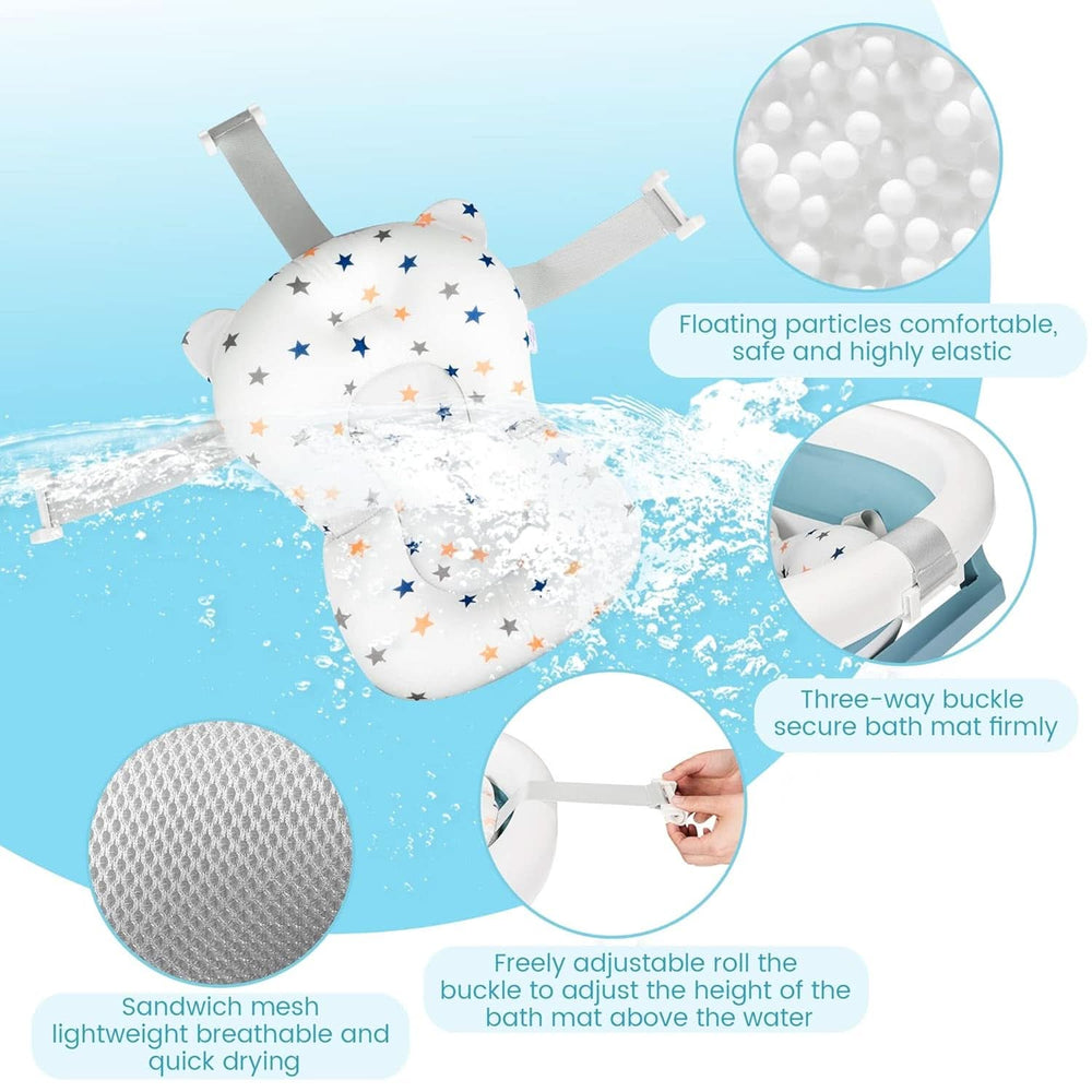 Einesin Große XXL-Faltwanne für Babys mit integriertem Thermometer Mutter und Kind Naty Shop