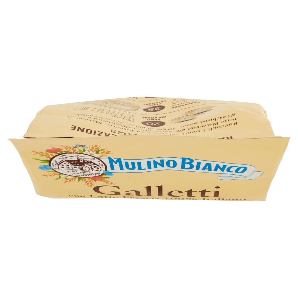 Biscuiți White Mill Frollini Galletti cu lapte proaspăt, 100% italieni, 350 g