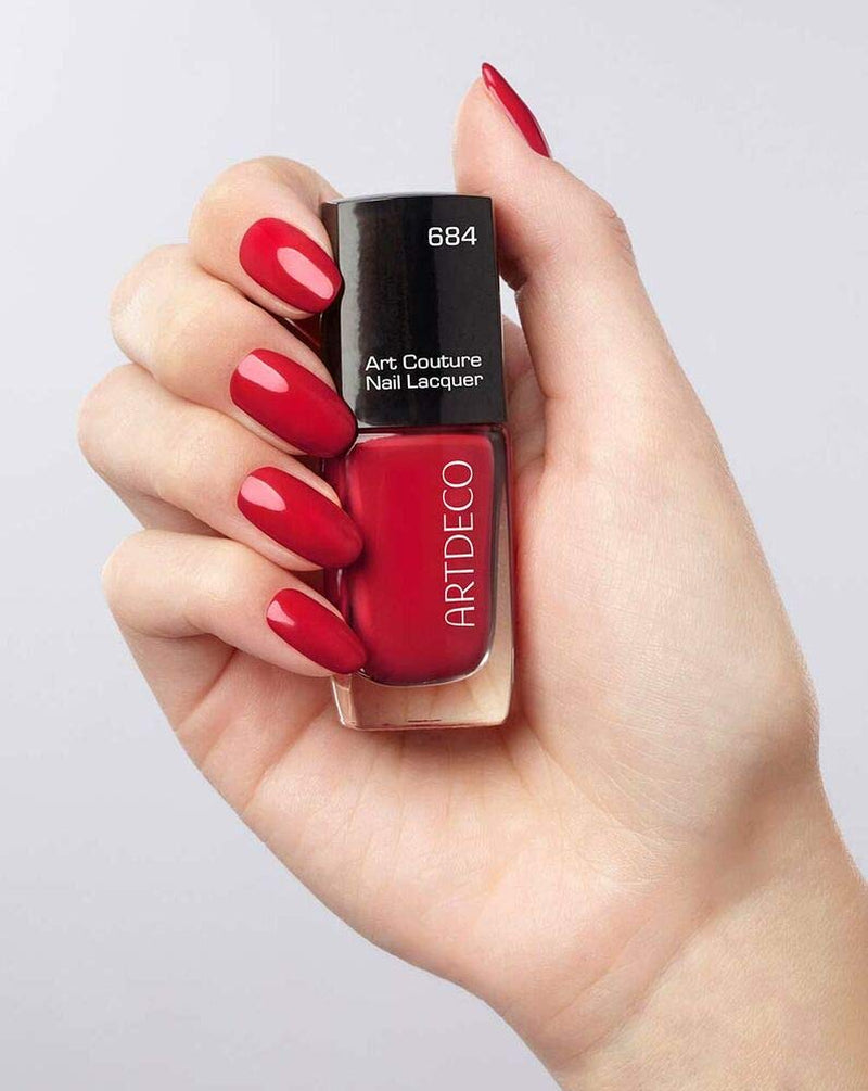 ARTDECO Art Couture Nagellack – Langanhaltender, schnell trocknender roter Nagellack – 1 x 10 ml