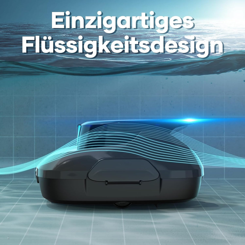 AIPER Scuba SE Poolroboter, kabelloser Poolreiniger mit Akku, 90 Minuten Reinigungszeit, automatische Reinigung mit Selbstparkfunktion, leichter Poolreiniger, ideal für Pools mit flachem Boden