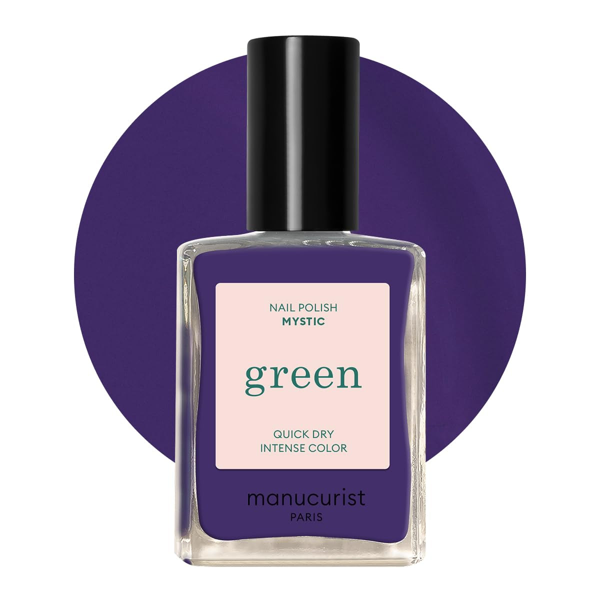 Manucurist Green – Rosy Beige Shell Beige Nagellack – Schnell trocknender Nagellack – DIY-Nägel – Vegan 12-Free – Pflanzenbasiert – Nagellack – Hergestellt in Frankreich