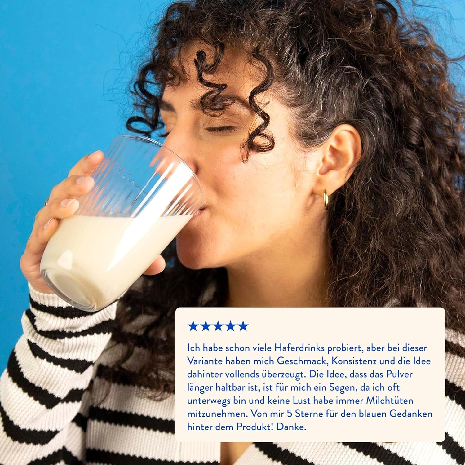 Blue Farm Pure Oat Base für bis zu 8 Liter Haferdrink zum Selbermischen – 100 % beste Bio-Qualität – 100 % vegan, laktosefrei & glutenfrei – 90 % weniger Verpackungsmüll