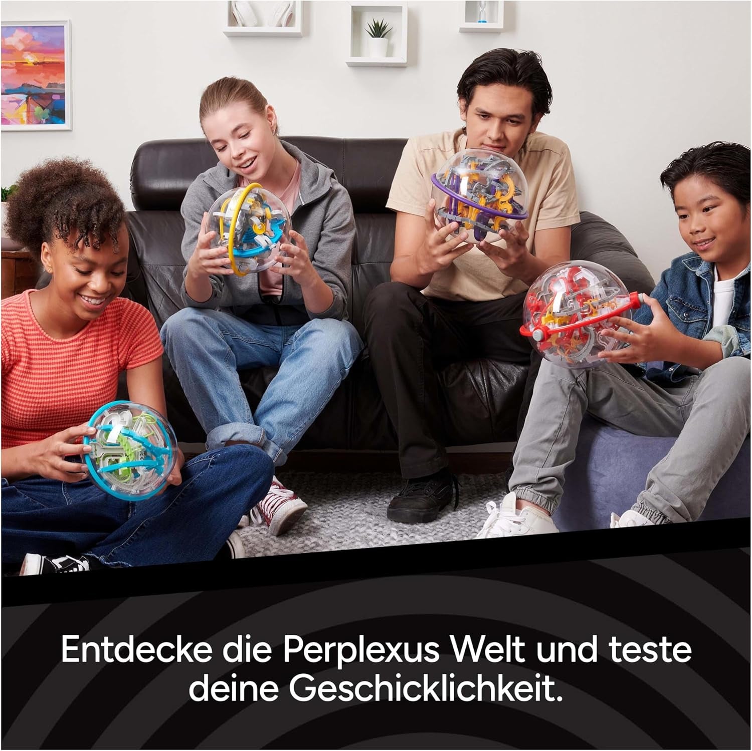 Spin Master Games – Perplexus Beast 3D-Kugellabyrinth mit 100 Hindernissen, Geduldsspiel für Kinder ab 9 Jahren und Erwachsene