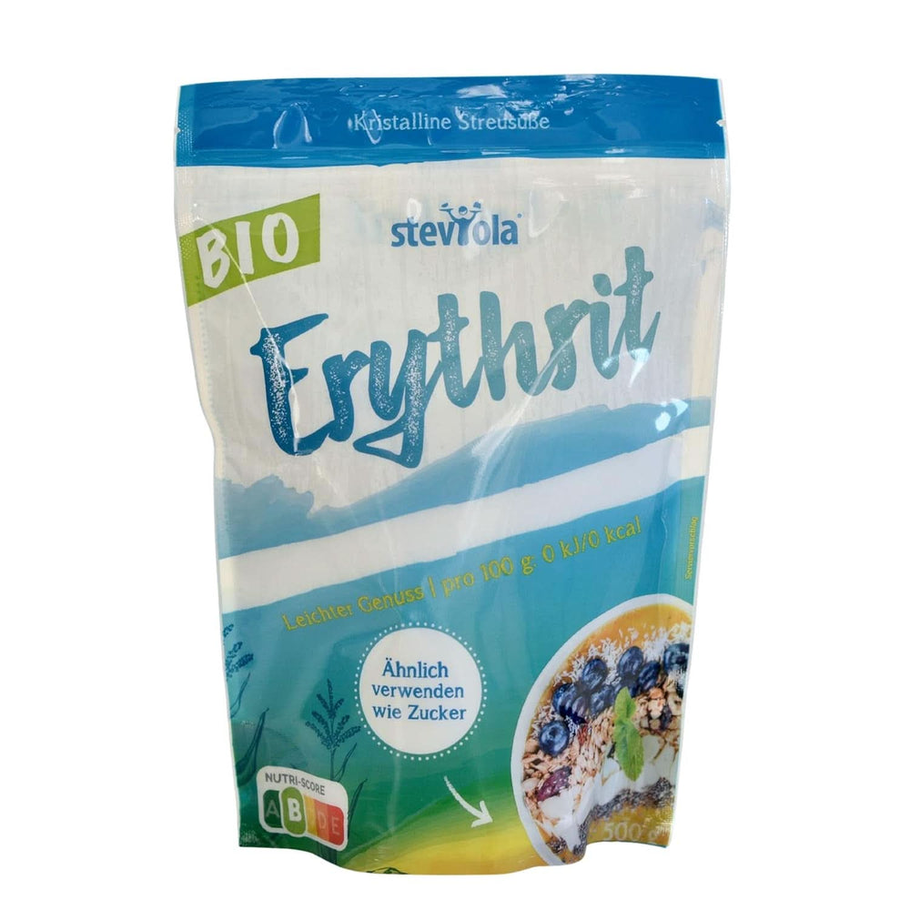 Steviola | Stevia-Süßstoff | Kalorienfreier Süßstoff, 300 Gramm Naty Shop Sweeteners Weißes Bio-Erythrit, 500 Gramm