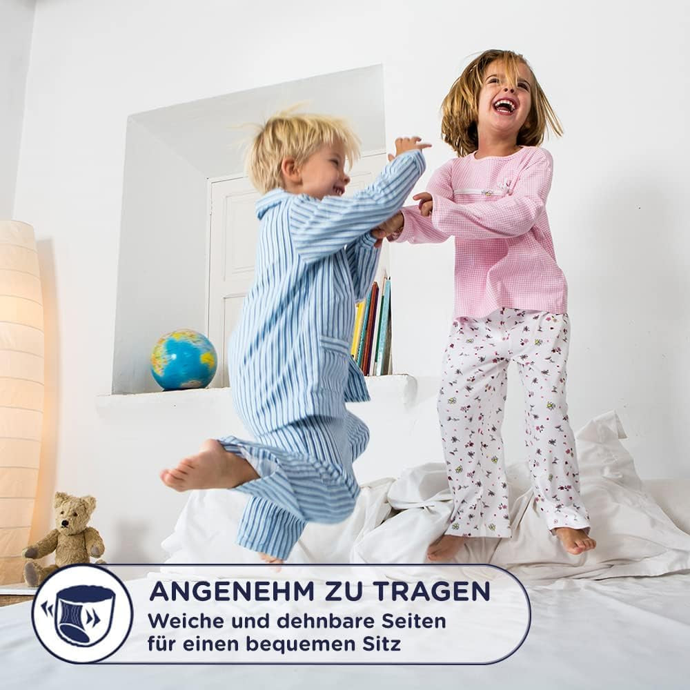 Huggies DryNites Super saugfähige Nachtwindeln für Mädchen von 3–4 Jahren (12–21 kg), 4 x 16 Stück (insgesamt 64 Stück), monatliche Höschenpackung