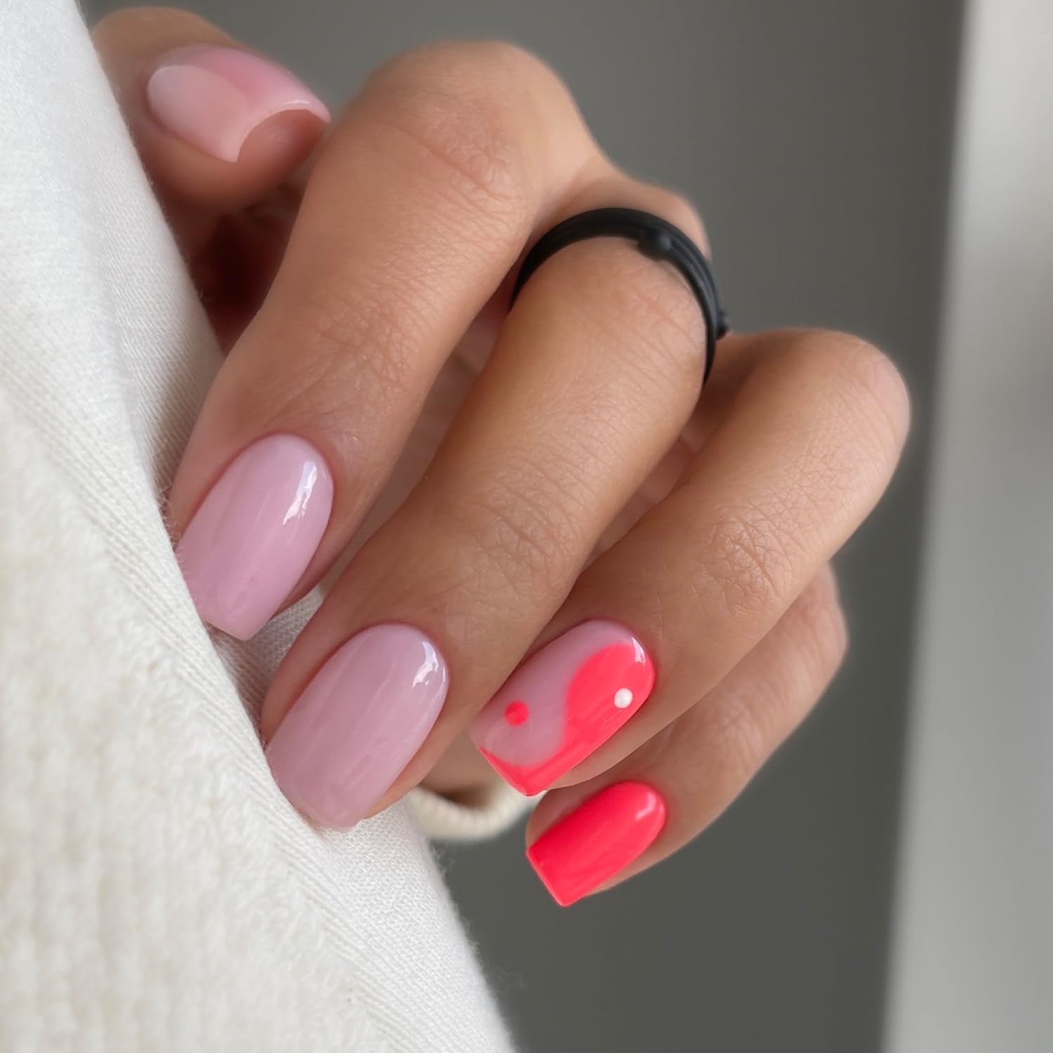 Oja UV Semilac Hybrid 582 Natural Rose 7ml Colecția Naked Nails