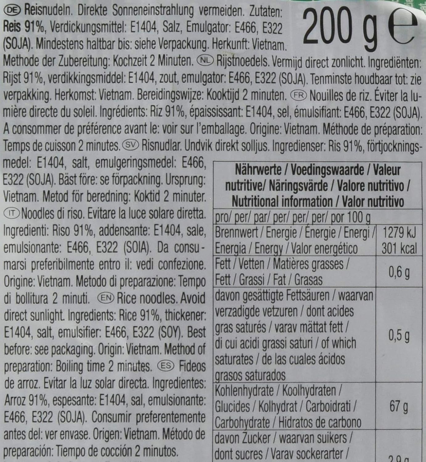 ACECOOK – ODER REISNUDELN – (1 X 200 GR)