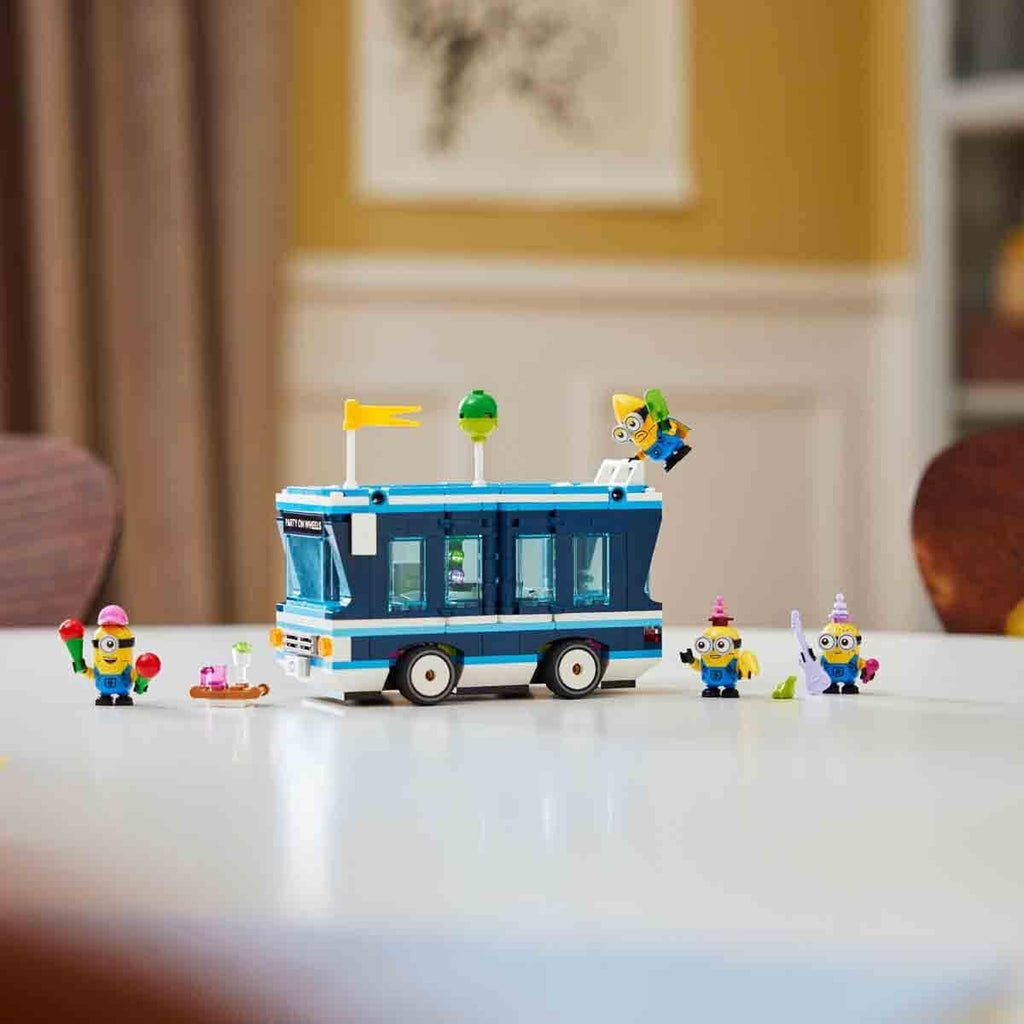 LEGO I - Simply Incorrigible 4 Minioni și autobuzul de petrecere, set de joacă pentru I - Simply Incorrigible 4, jucărie pentru copii, cadou creativ Minioni pentru băieți și fete de la 7 ani 75581 Seturi de constructie Besuche den LEGO-Store