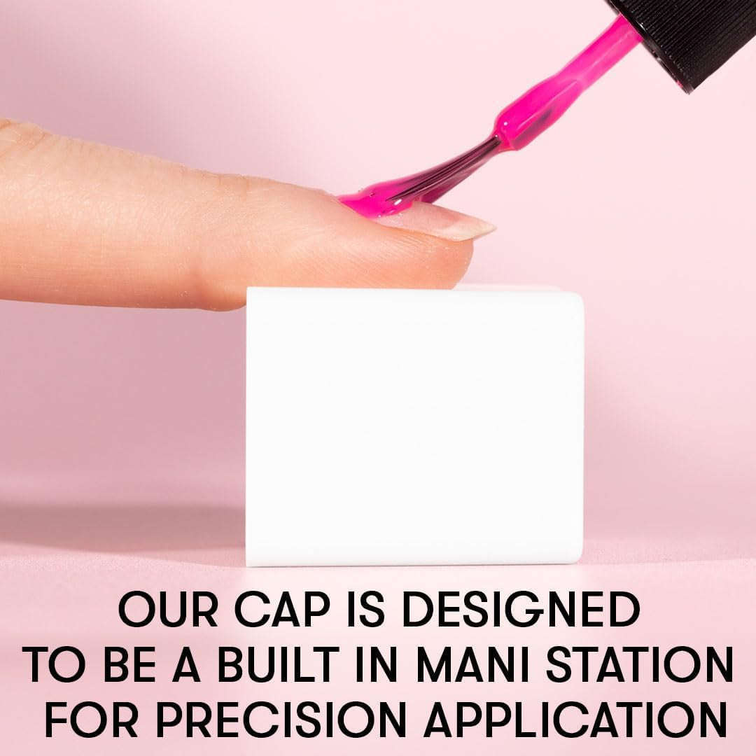 Nails Inc. Better On Top, erhält glasierten, glänzenden, glänzenden Nagellack, kein Splittern, langanhaltend, schnell trocknend, lufttrocknend, professionelle Maniküre und Pediküre, Finger- und Fußnägel, veganer Nagellack, 14 ml