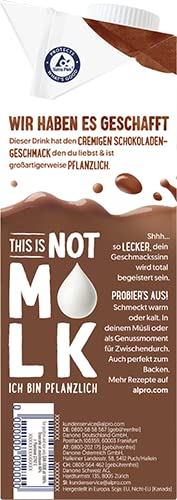 Alpro Vanille-Sojagetränk – vegan, laktosefrei, mit Vitaminen