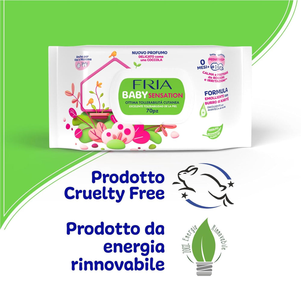 Baby Sensations mit Deckel, 72 Feuchttücher, Reinigungstücher für die Körperpflege, Unisex, Kinder