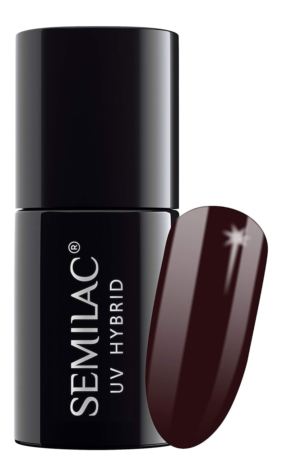 Semilac UV-Nagellack 029 Espresso 7 ml Black White Collection