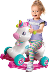 Baby Clementoni swing unicorn - 3in1 animal balansoar cu centru de activitate interactiv pentru copii cu vârsta de 12 luni și peste - Jucărie senzorială și de abilități motorii 17883 Jucarii Bebe Naty Shop