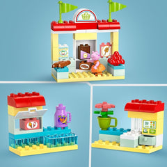 LEGO DUPLO 10434 Peppas Supermarkt: kreatives Lernspielzeug und Spielset, Geschenk für Jungen und Mädchen ab 2 Jahren, fördert die Geschicklichkeit. Bausets Besuchen Sie den LEGO-Store