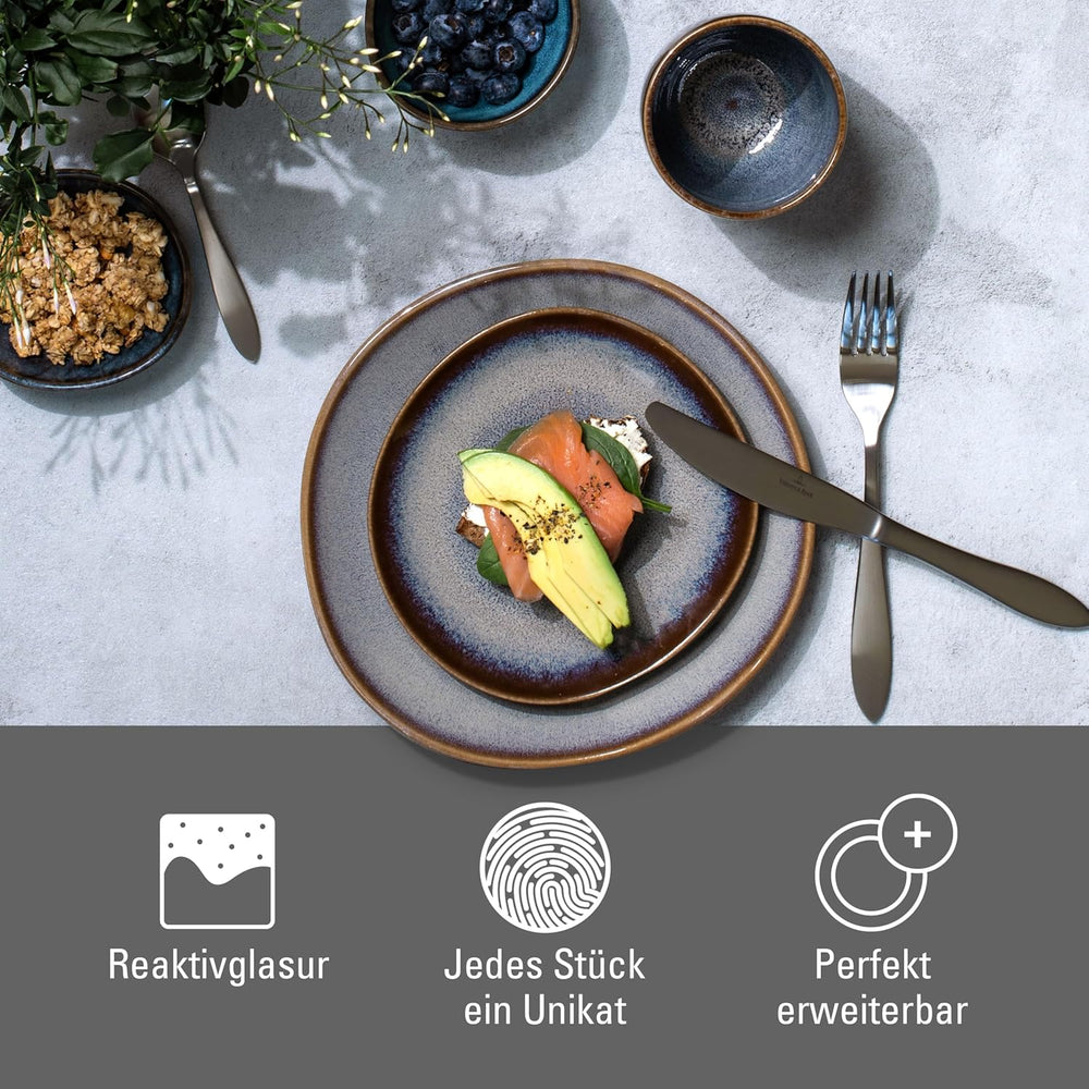 Set de masă bej Lave de la Villeroy & Boch, 4 piese, ca.