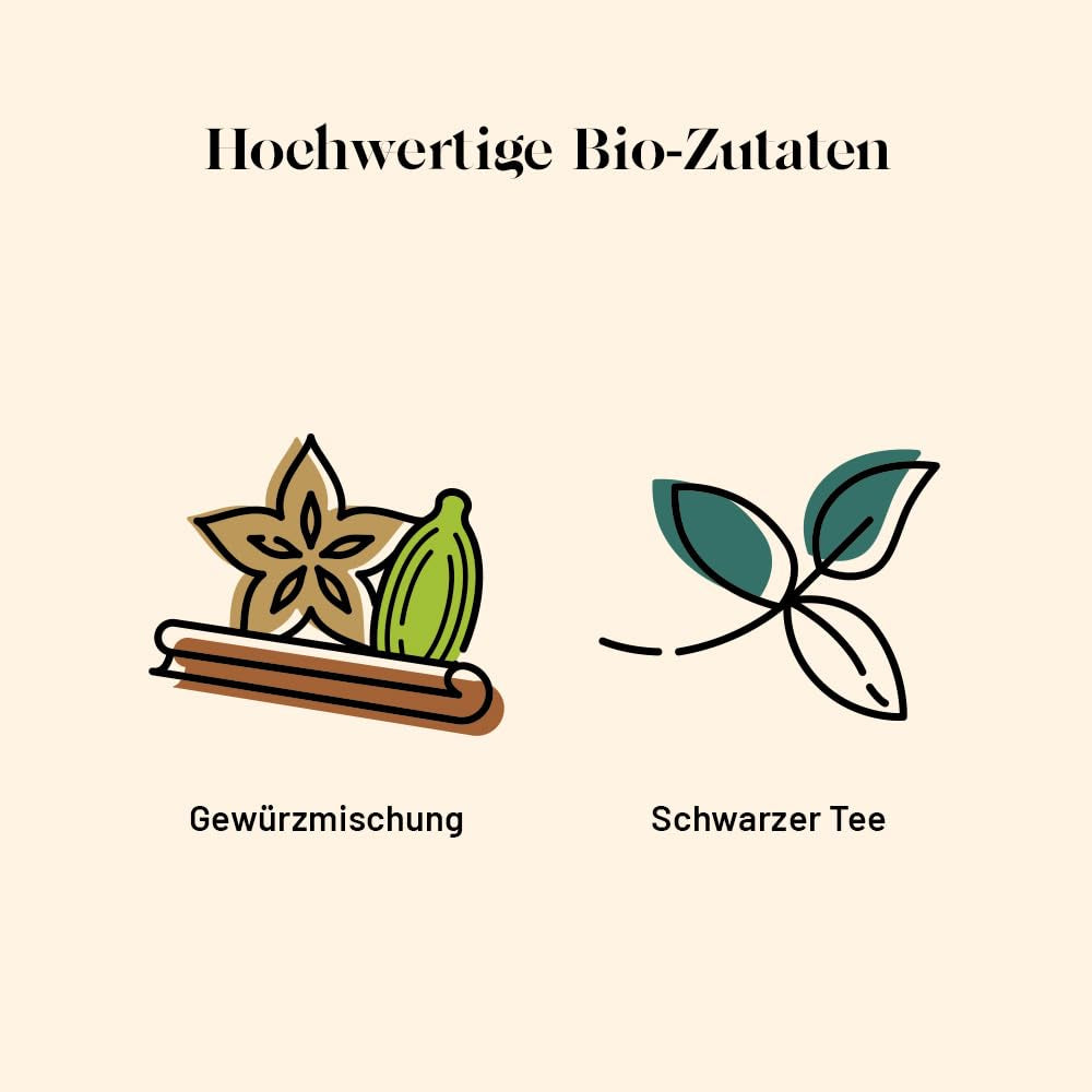 Kusmi Tea - Tchaï of the Tiger - Ceai negru indian organic cu condimente - Ceai Chai - în colaborare cu WWF - Ceai vrac - cutie metalică de 100 g - cantitate pentru aproximativ 50 de cești