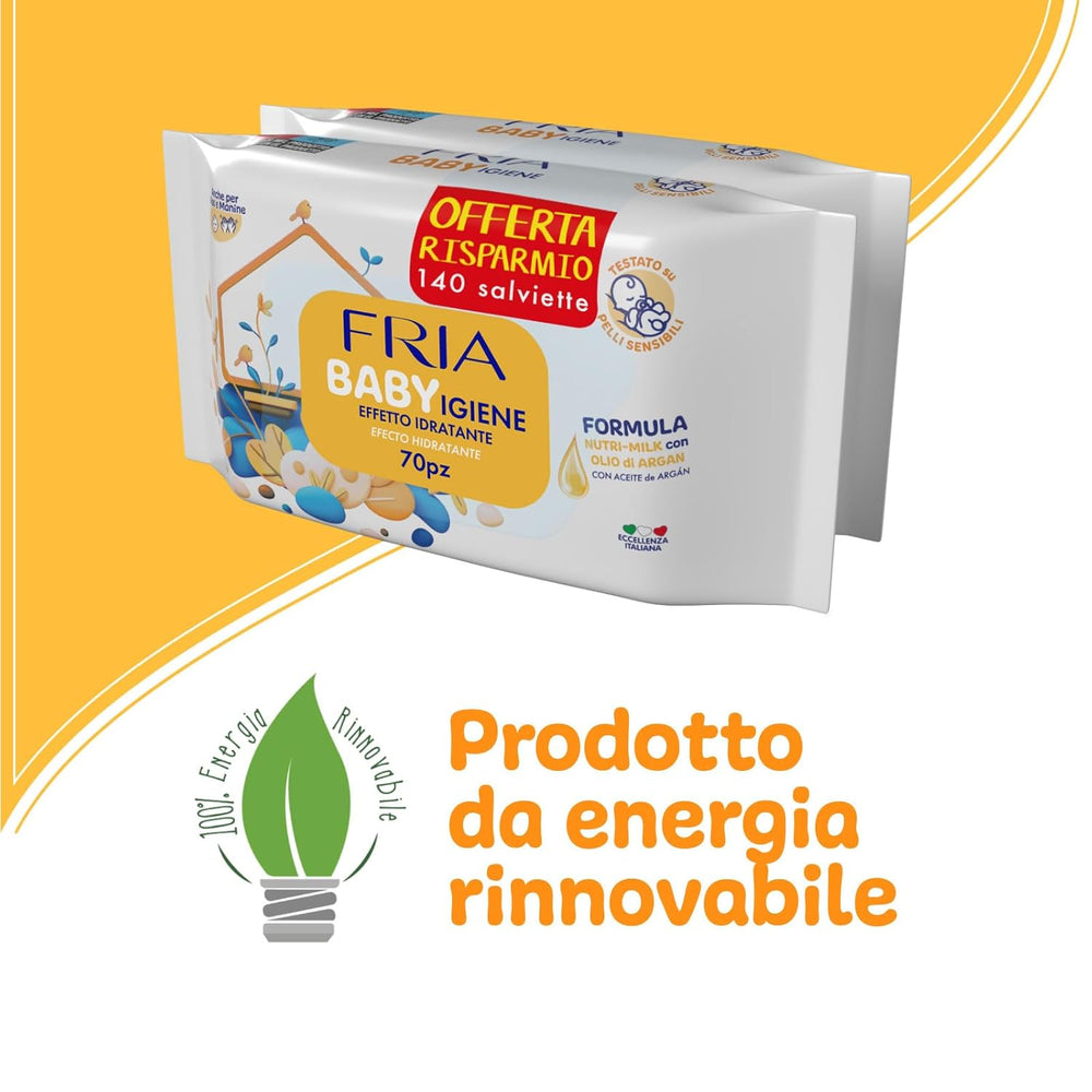 Feuchttücher, 2er-Pack (144 Tücher)