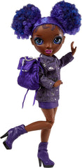 Rainbow High Junior High – KRYSTAL BAILEY – 23cm große Regenbogen-Modepuppe mit Outfit & Accessoires – Inclusive Stoffrucksack zum Öffnen und Schließen – Geschenk & Sammlerstück für Kinder ab 6 Jahren