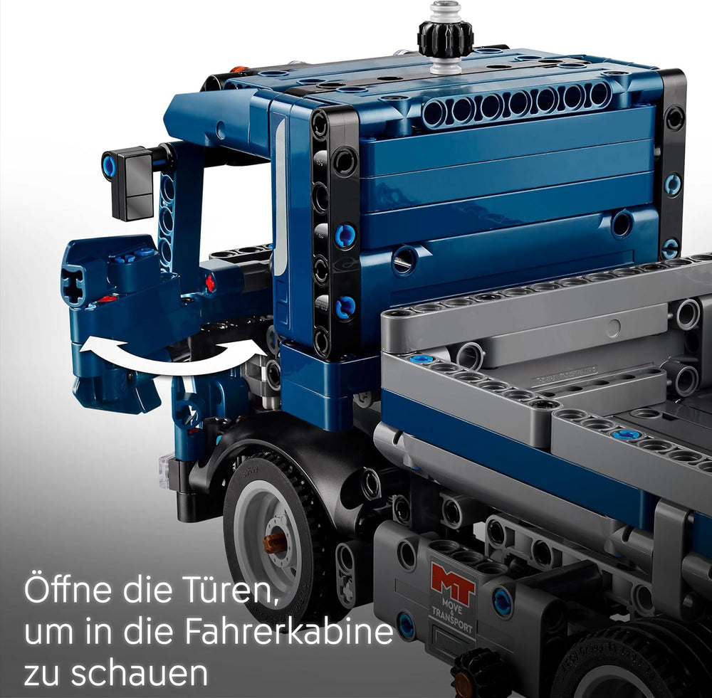 LEGO Technic Kipplaster Spielzeug mit Lenkung und beweglicher Kippmulde - blaues Baufahrzeug - Geschenkide zum Geburtstag oder für die Holiday - Bauset für Jungen und Mädchen ab 9 Jahren 42203
