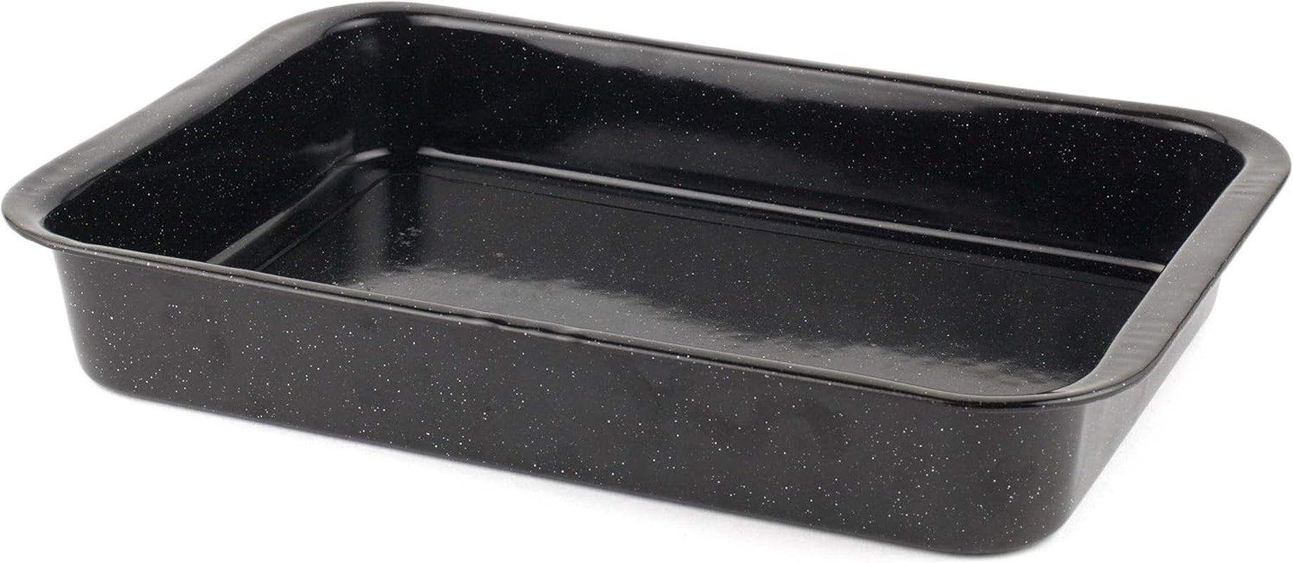 Russell Hobbs CW9161 Romano 34Cm Emaille Bräter - Mit Gitter, Rechteckige Auflaufform Mit Rost, Spülmaschinenfest Ofenform, Grill Auflaufform, Bratform Für Backofen Ofenbeständig Bis 230 Grad Formen und Tabletts zum Backen Naty Shop 36Cm