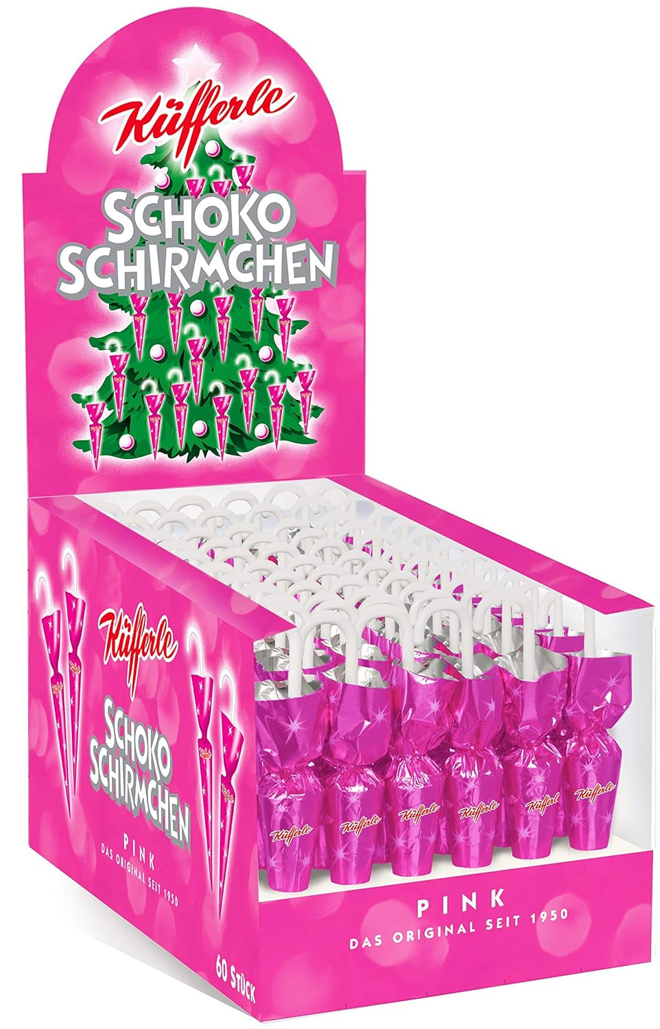 Schokoladenschatten Küfferle Polarsilber 810g (60 Stück)