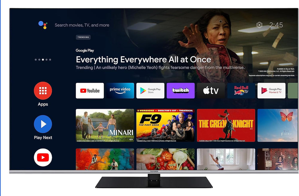 Telefunken XF40AN750M Televizor Smart de 40 inch/Android (Full HD, HDR, triplu tuner, Bluetooth)