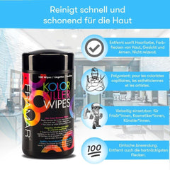 FRAMAR Demachiant pentru păr vopsit - Demachiant pentru păr vopsit, Demachiant pentru păr vopsit, Demachiant pentru păr vopsit, Accesorii pentru vopsirea părului, Demachiant pentru păr vopsit, Demachiant pentru păr vopsit - 100 șervețele Vopsea pentru par Naty Shop