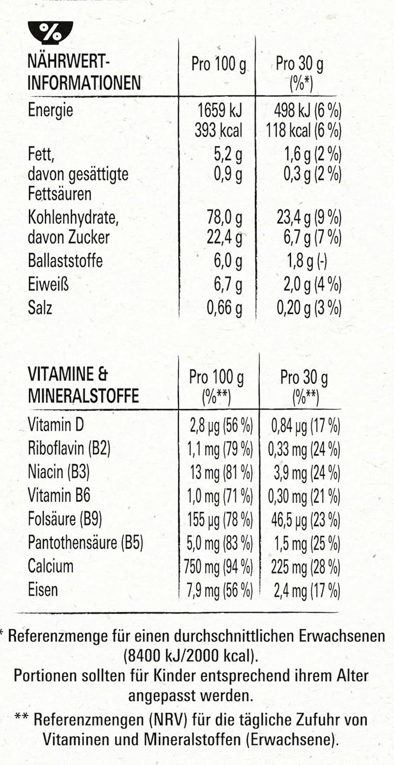 Nestlé Cookie Crisp (+20 %), Vollkorn-Frühstückskeks-Müsli für Kinder, 1er-Pack (1x450g)