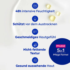 NIVEA Rich Body Milk, intensiv pflegende Körpercreme mit Mandelöl, 400 ml Dusche und Bad Naty Shop