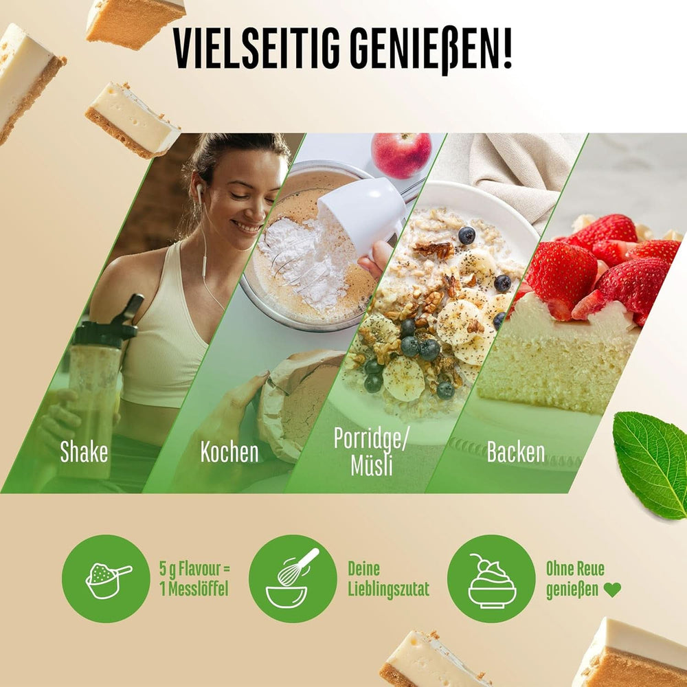 Keks-Chessecake-Geschmackspulver mit vielen Stücken – 250 Gramm Naty Shop Flavours