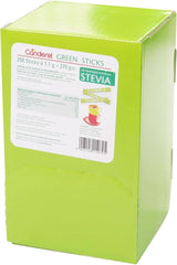 Hellma Canderel Green Stevia Sticks, 250 Stevia-Beutel, 1,1-Gramm-Beutel Süßstoffe Naty Shop