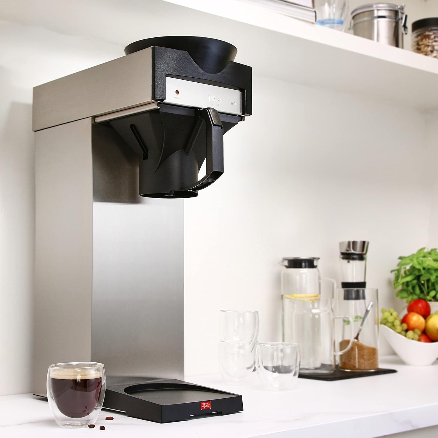 Espressor profesional cu filtru 170 MT, carafă izolată pentru depozitare
