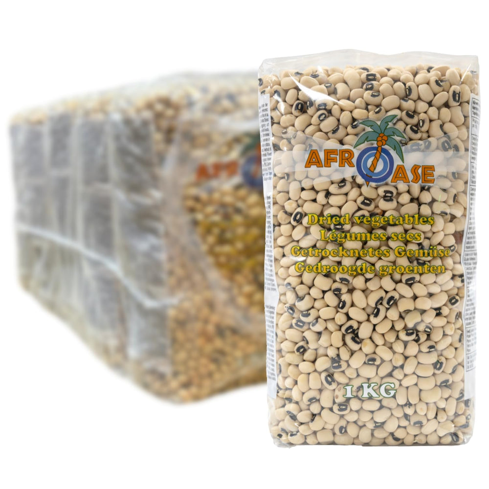 AFROASE - Schwarzaugenerbsen - 1 x 1 kg