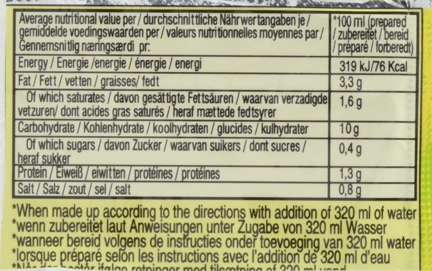 Instantnudeln mit Huhn, 10er Pack (10 x 60g)