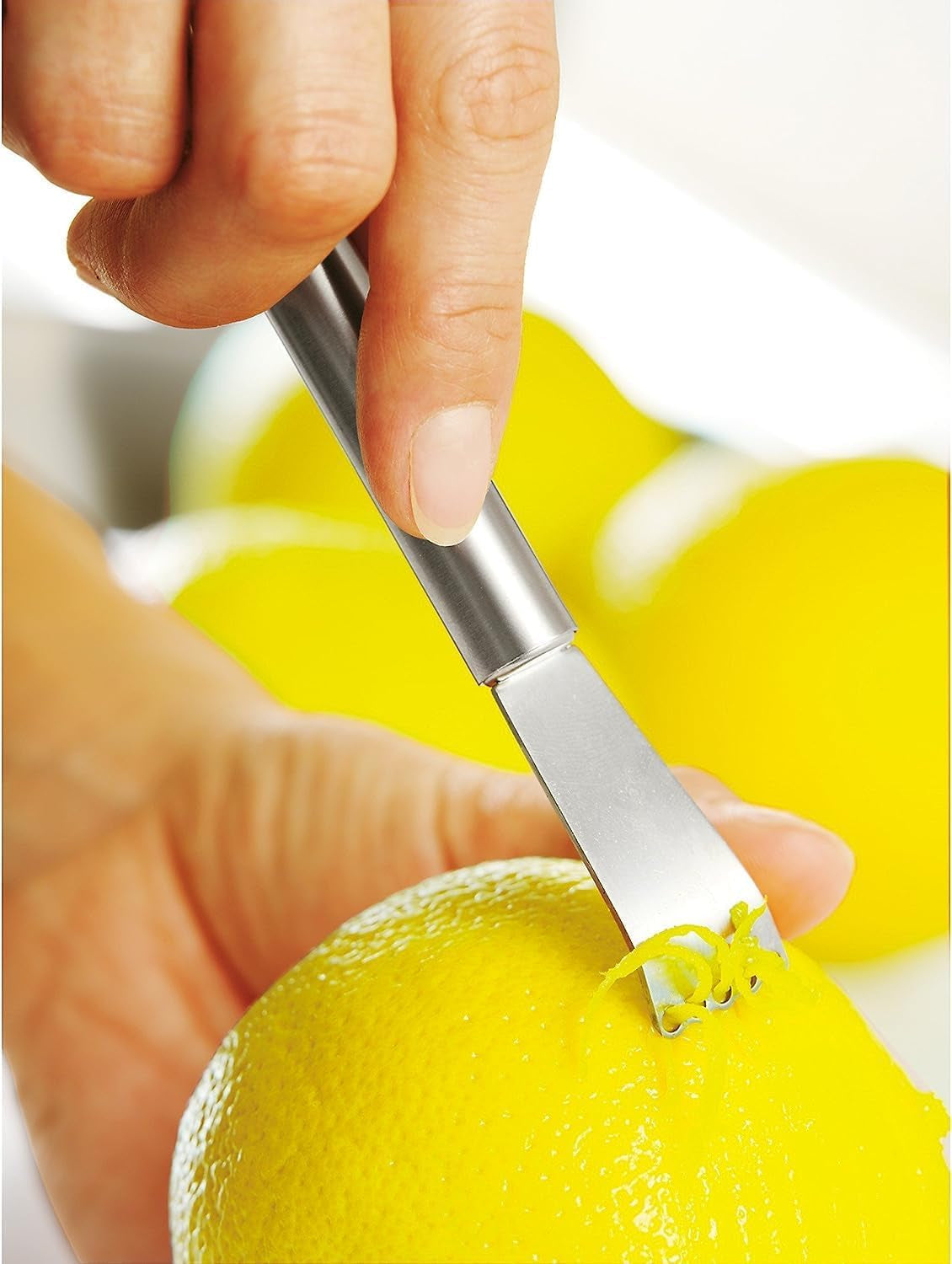 WMF Profi plus Zitronenschäler 14,5 cm, Edelstahl Cromargan Schäler Naty Shop