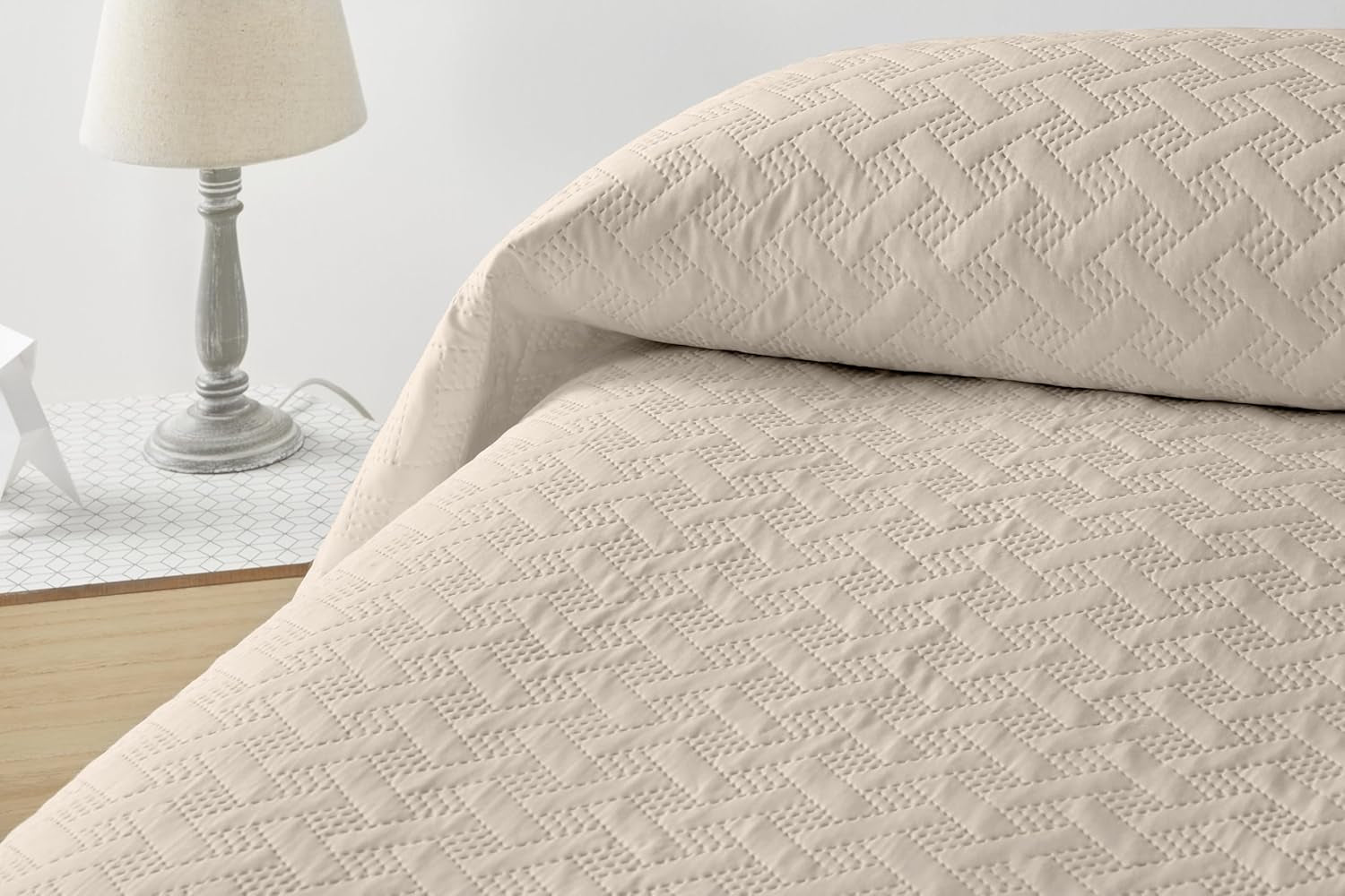 LISO – Tagesdecke für 105 cm – Tagesdecke Bouti – Frühling und Sommer – 200 x 260 cm – rosa Betten und Decken Besuche den Degrees Home-Store Beige Bett 90 cm